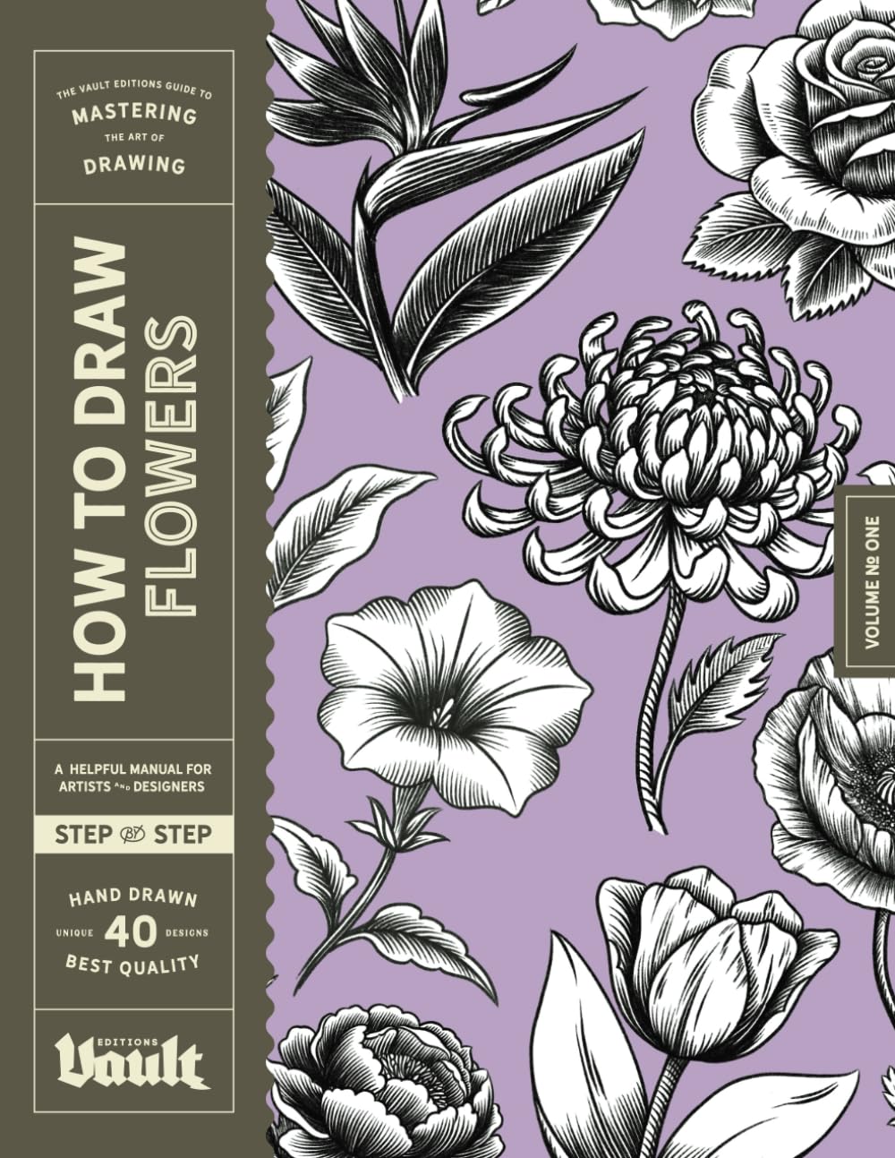 How to Draw Flowers Zeichenbuch von Kale James